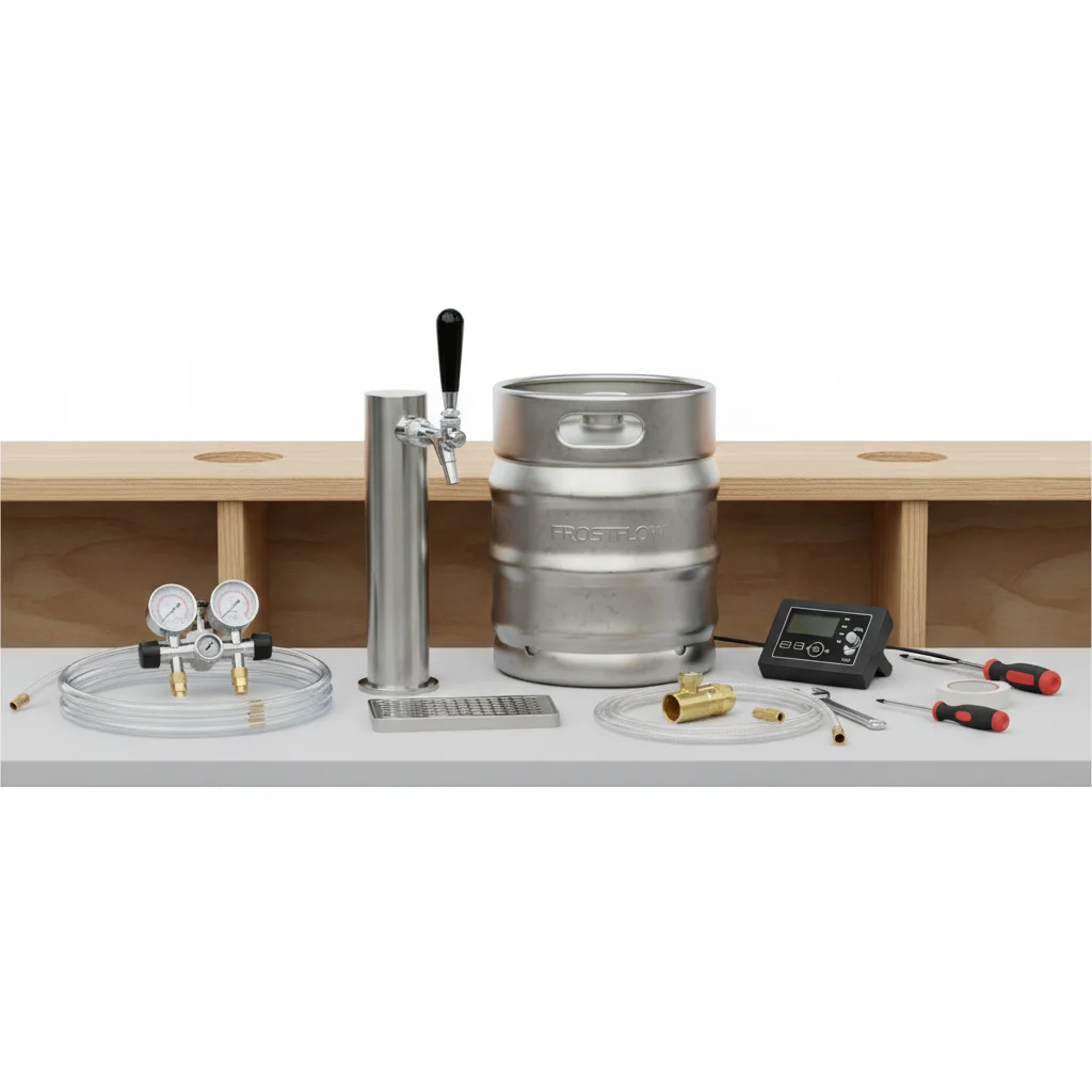 beer dispenser installation